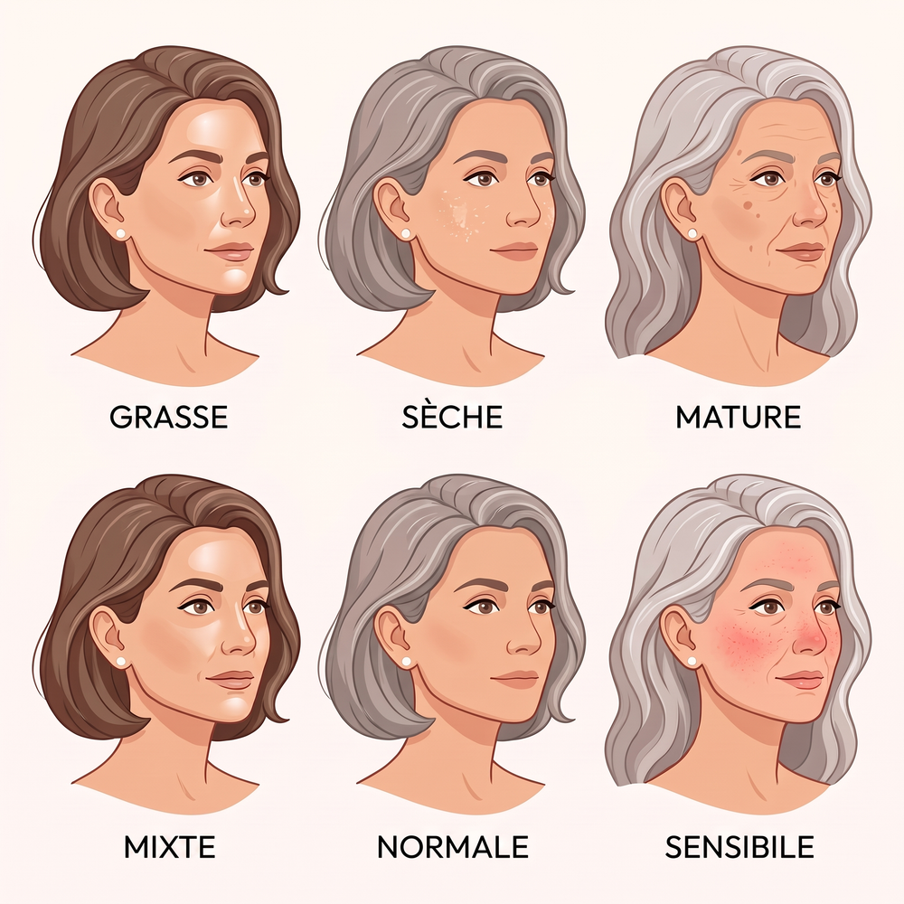 Il convient à tous les types de peau